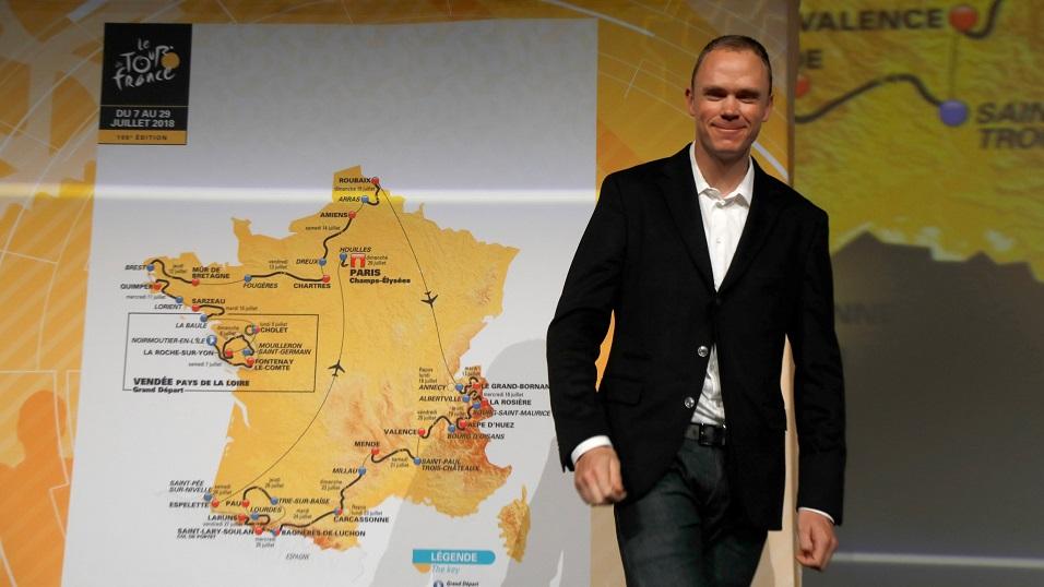 Road to nowhere? Chris Froome at the 2018 Tour de France launch